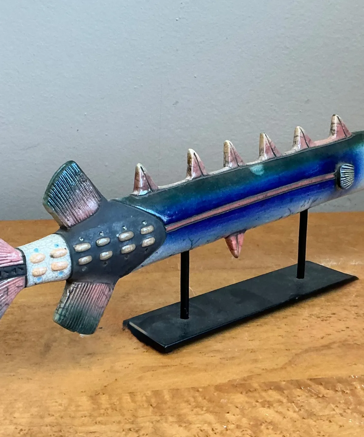 Vintage Ceramic Fish Sculpture — additional photo 3