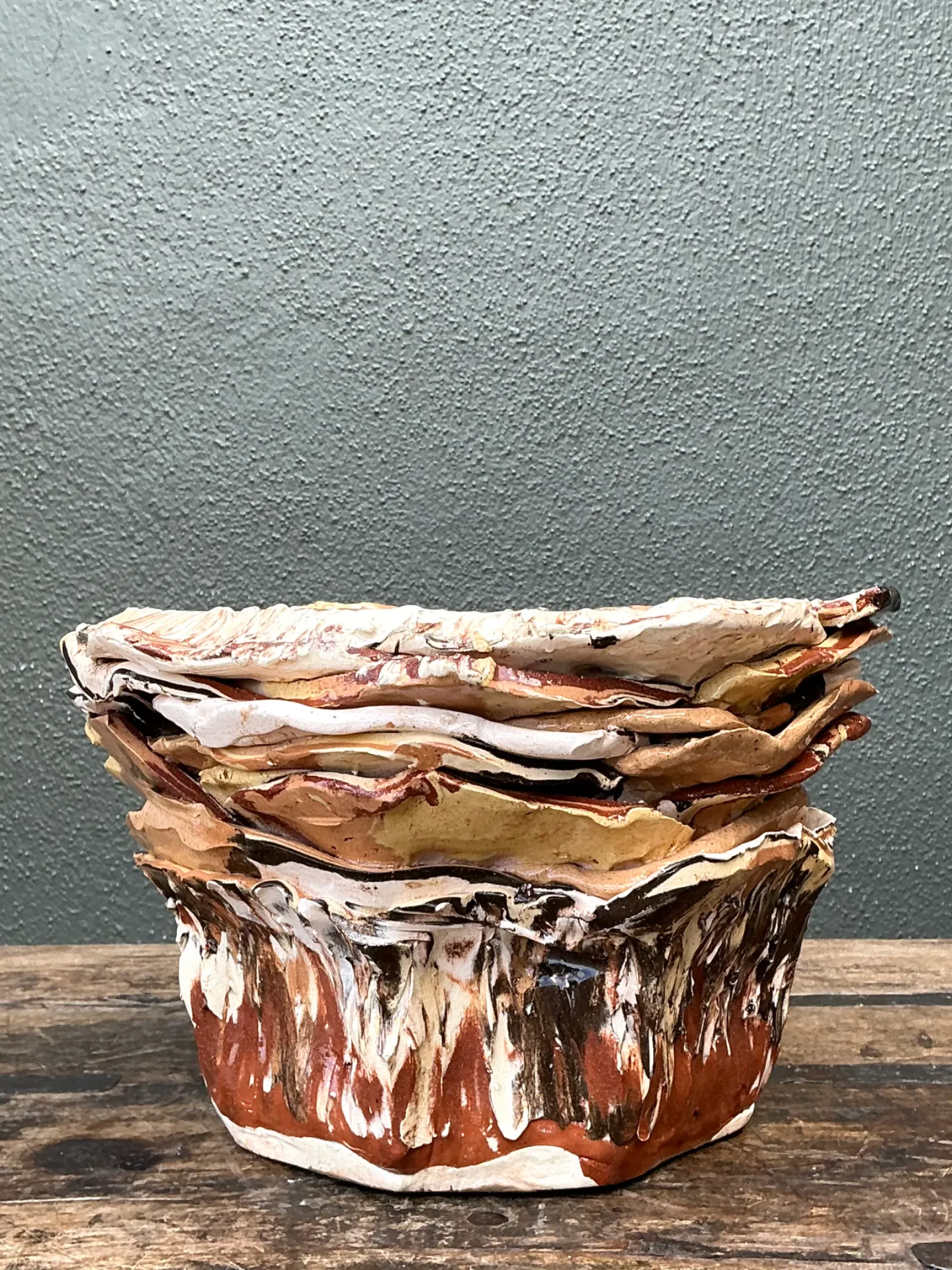 Vintage Sculptural Ceramic Planter — additional photo 8