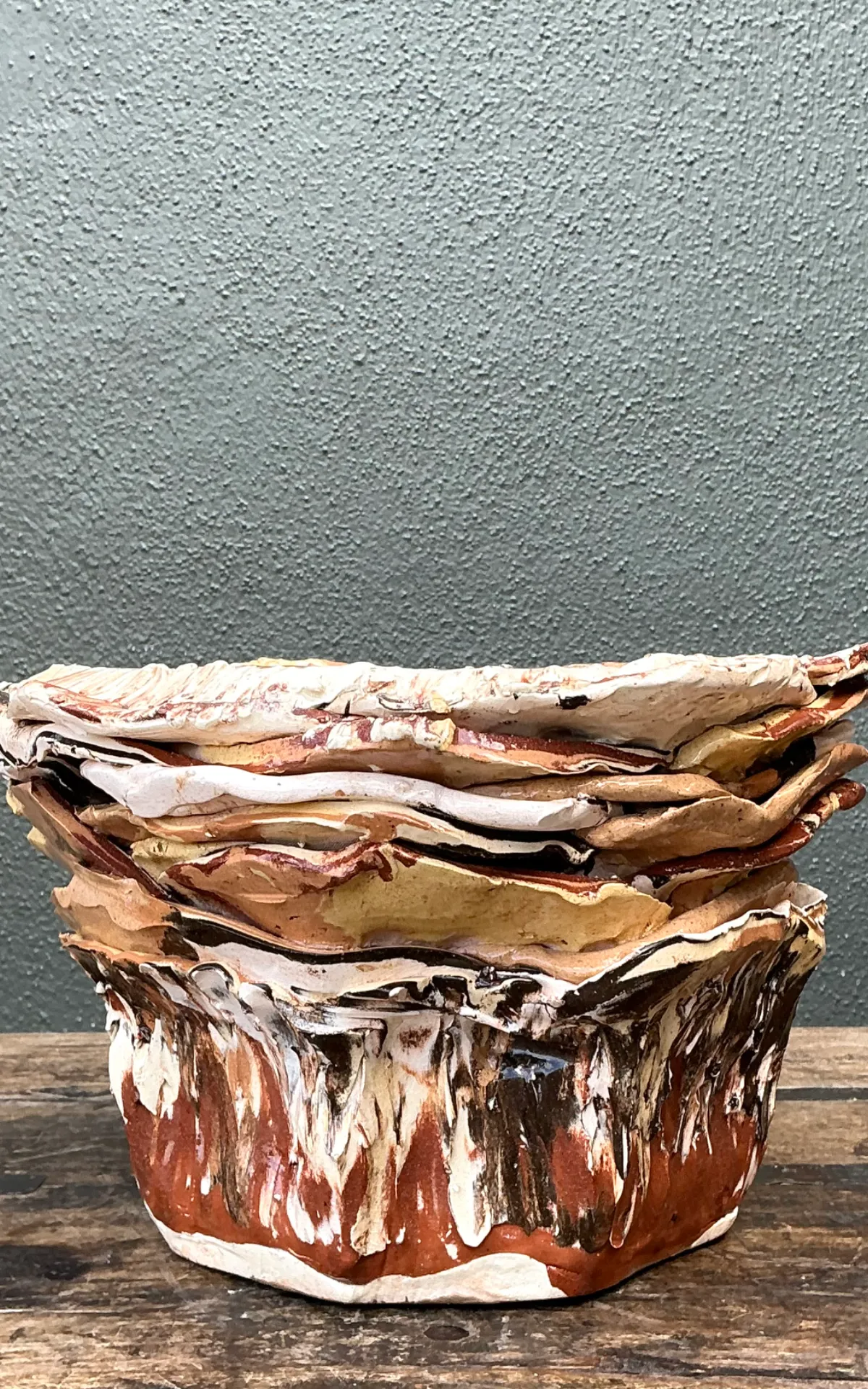 Vintage Sculptural Ceramic Planter — additional photo 8