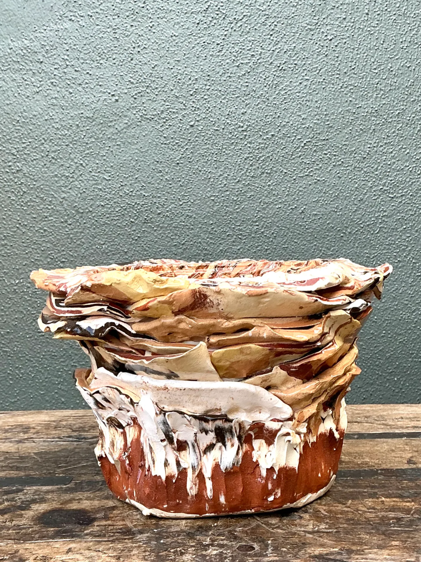 Vintage Sculptural Ceramic Planter — additional photo 1