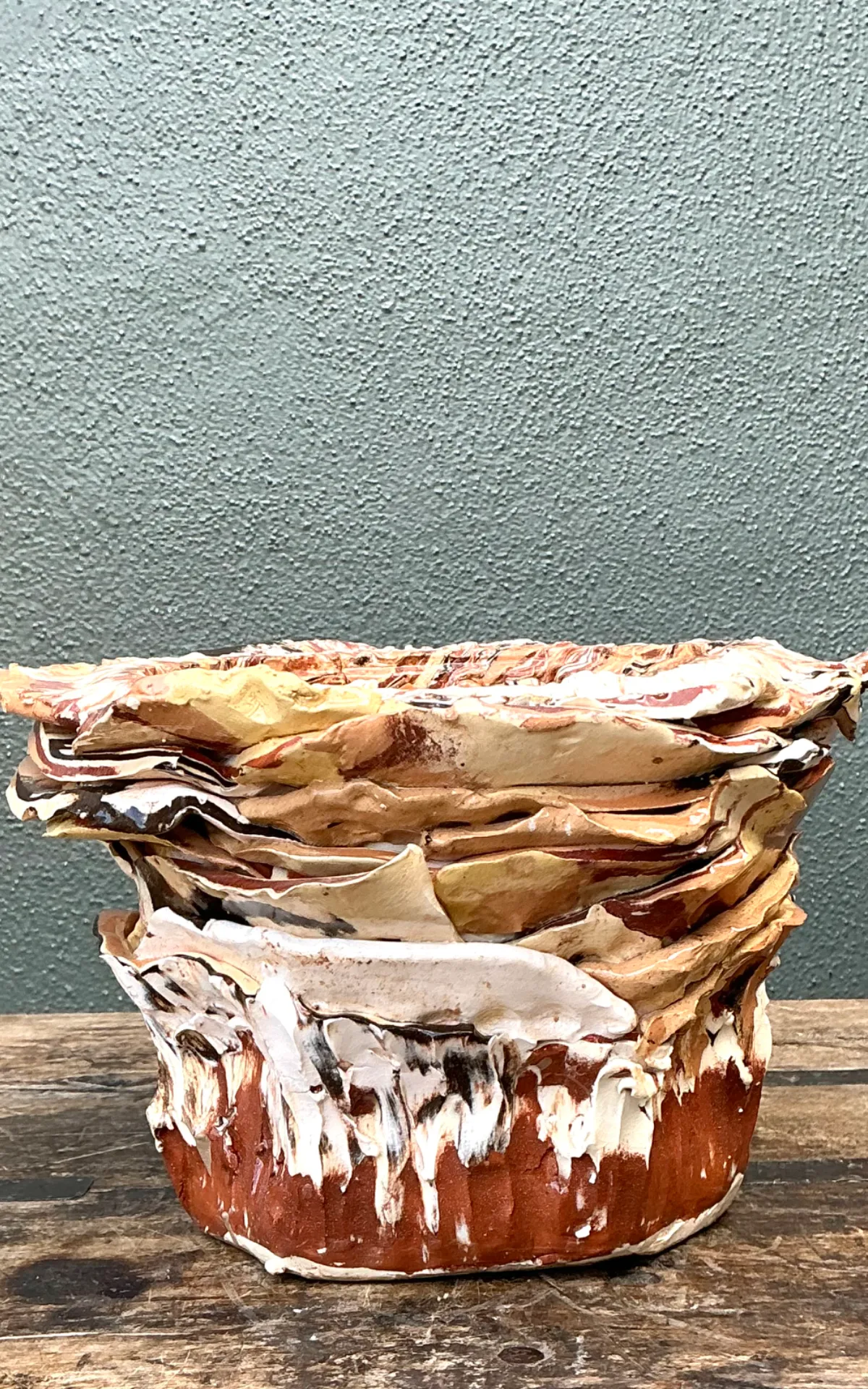 Vintage Sculptural Ceramic Planter