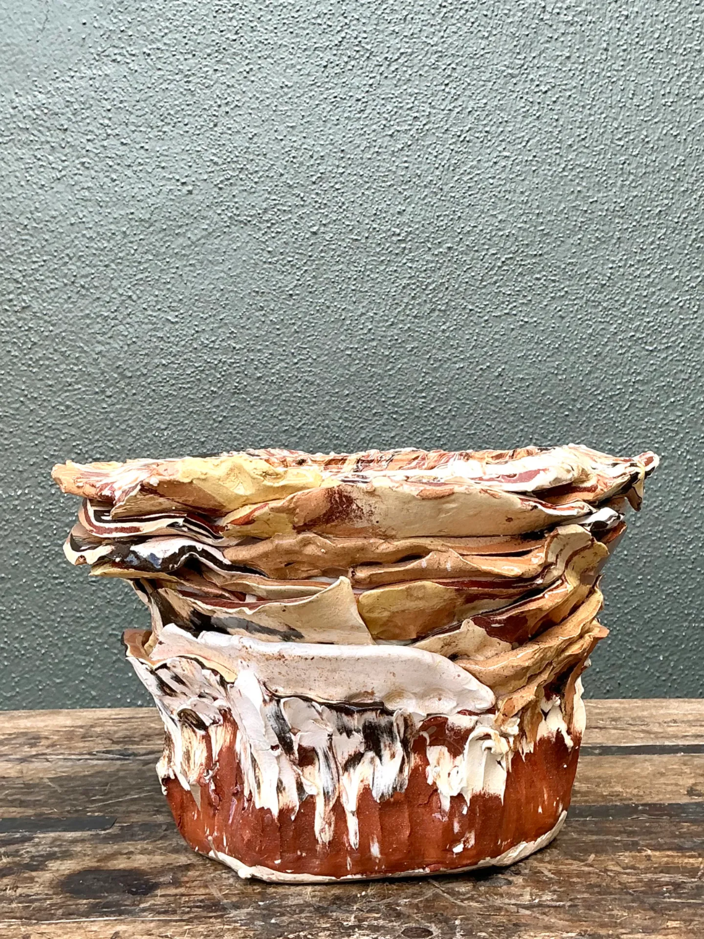 Vintage Sculptural Ceramic Planter — additional photo 4