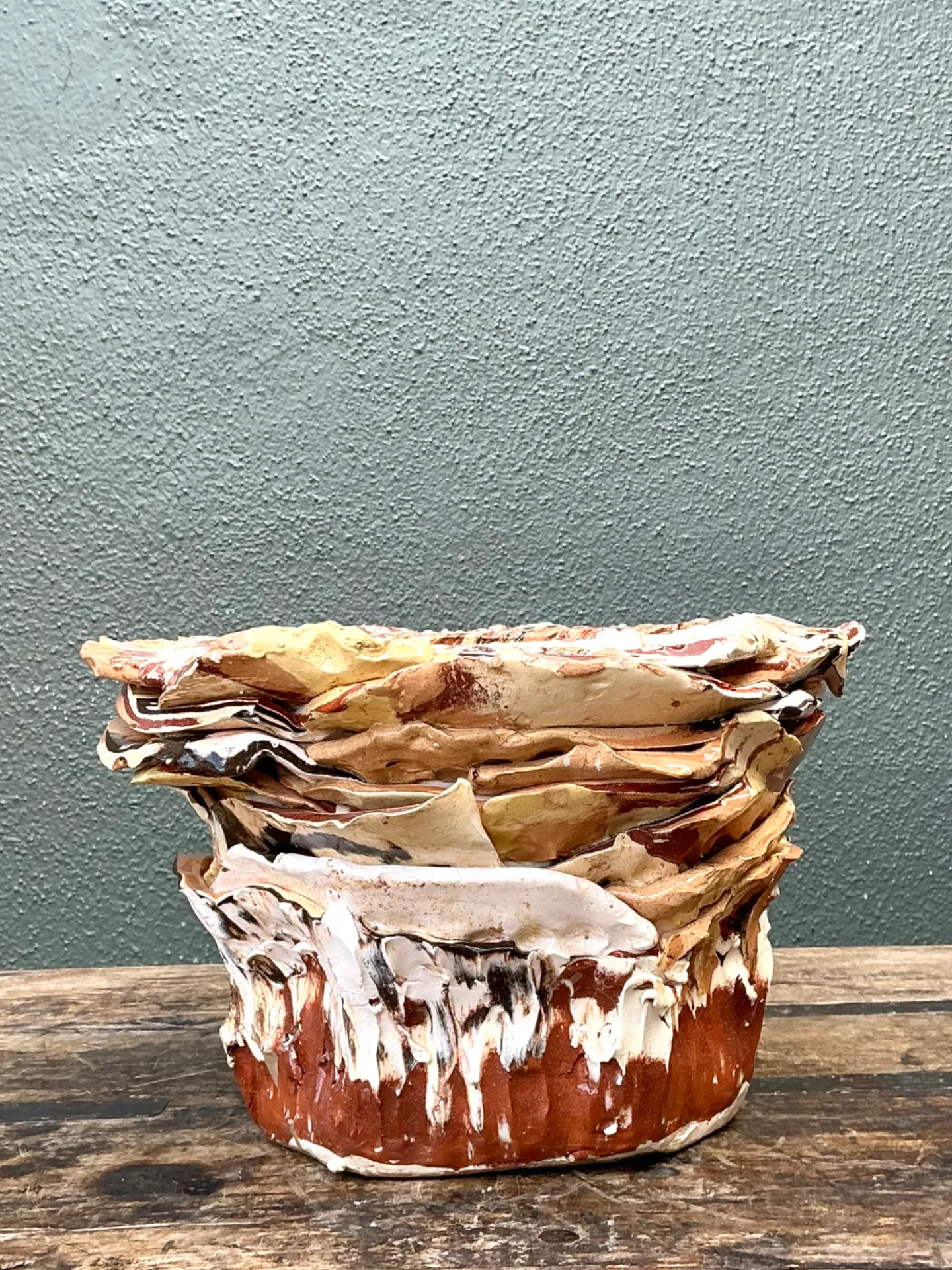 Vintage Sculptural Ceramic Planter — additional photo 2