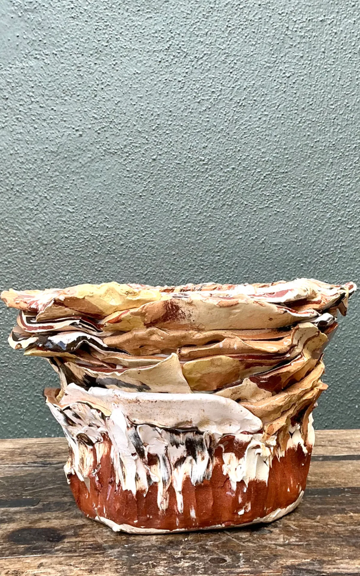 Vintage Sculptural Ceramic Planter — additional photo 2