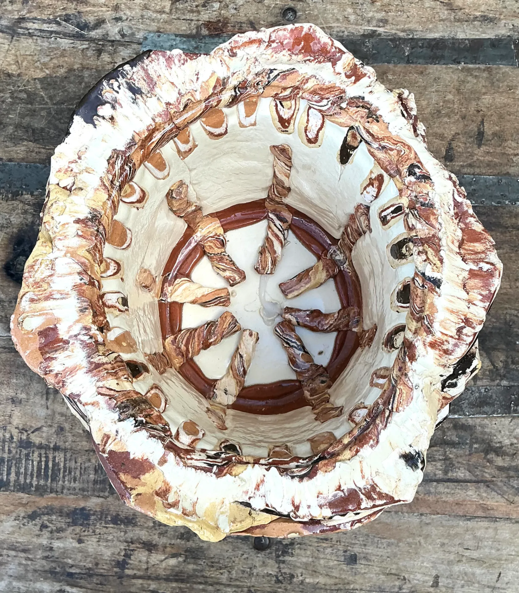 Vintage Sculptural Ceramic Planter — additional photo 3