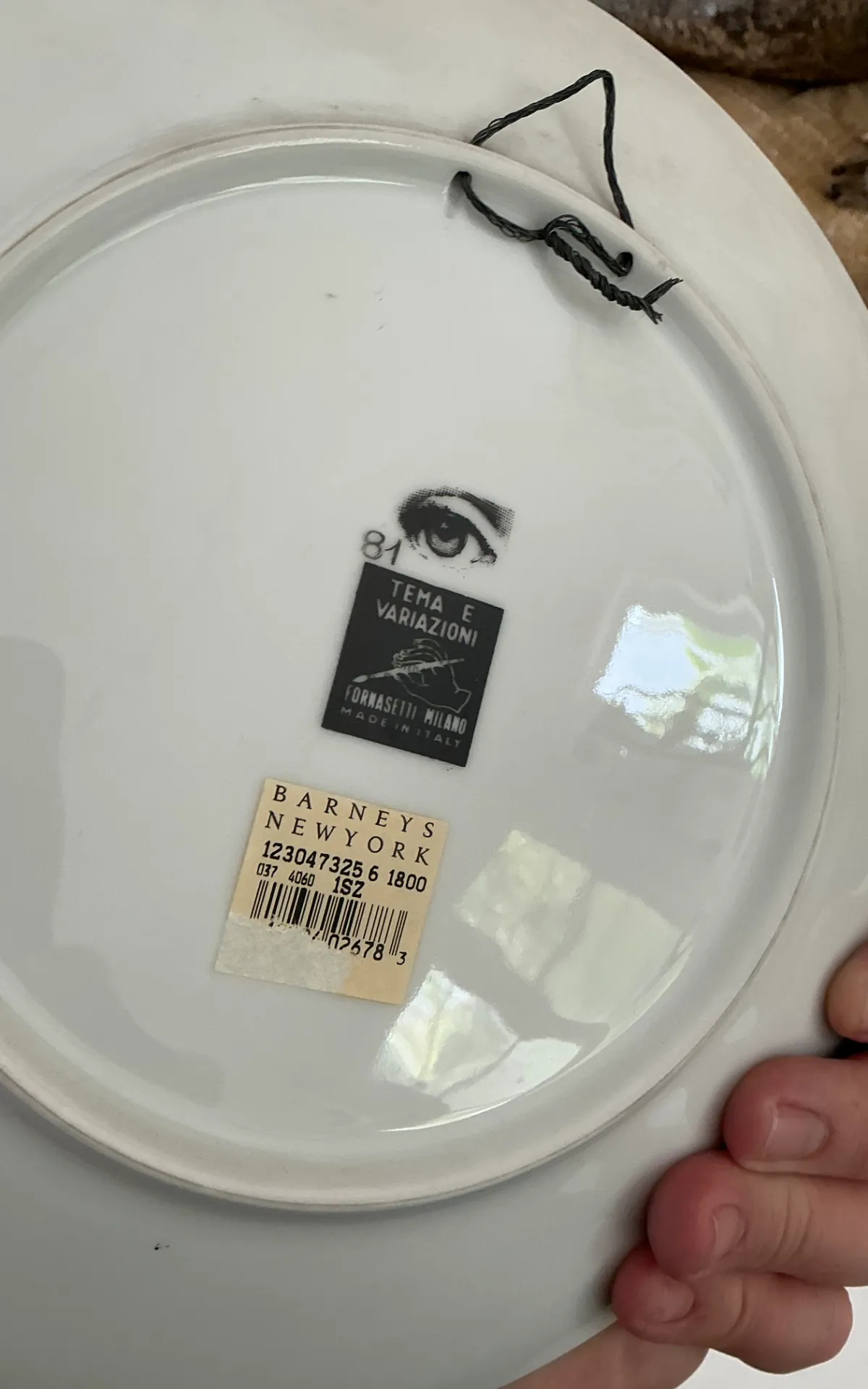 Piero Fornasetti Tema e Variazioni Plate — additional photo 5