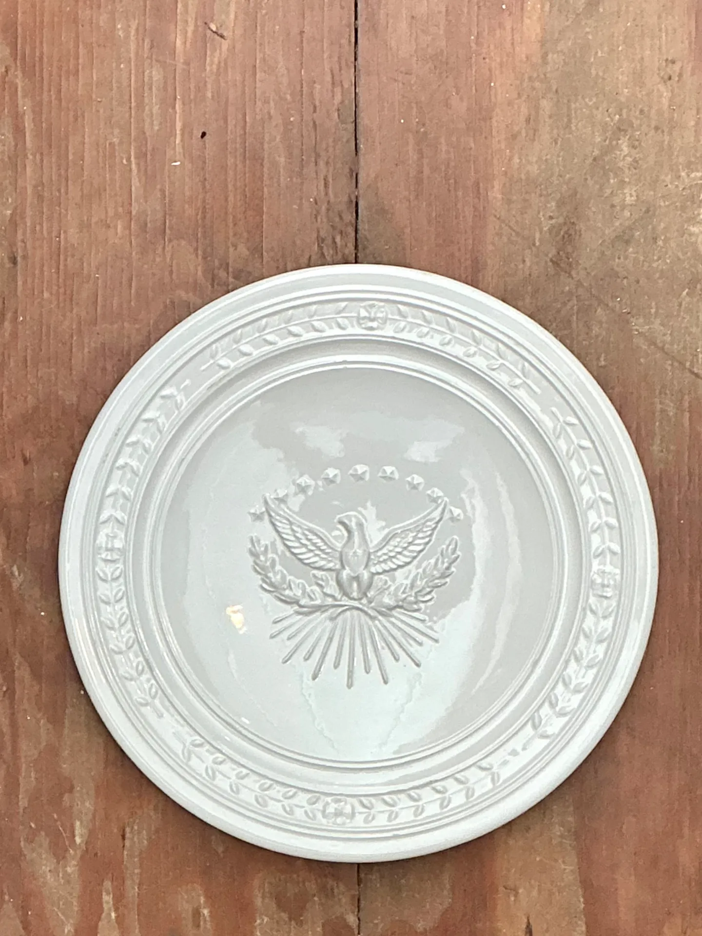 Vintage Italian Eagle Motif Ceramic Platter — additional photo 1