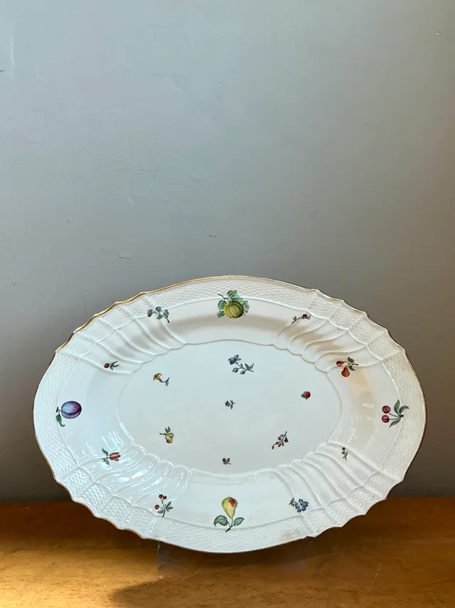 Vintage Richard Ginori Fruit Motif Ceramic Platter — additional photo 7