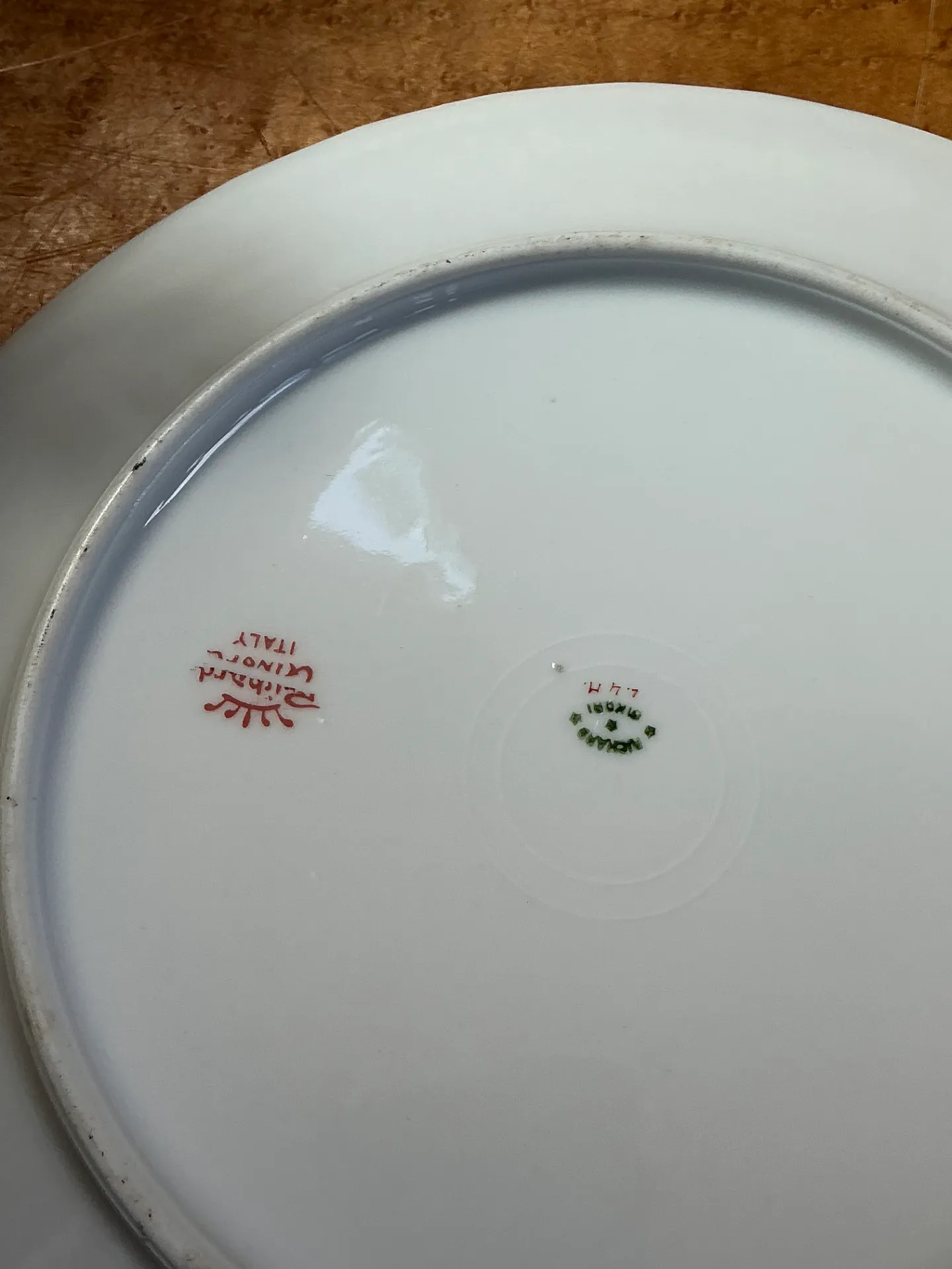 Vintage Richard Ginori Italian Floral and Fruit Porcelain Plates - Set Of 4 — additional photo 5