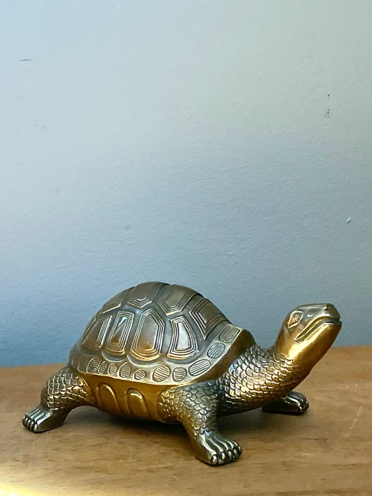Vintage Burnished Brass Turtle — additional photo 5