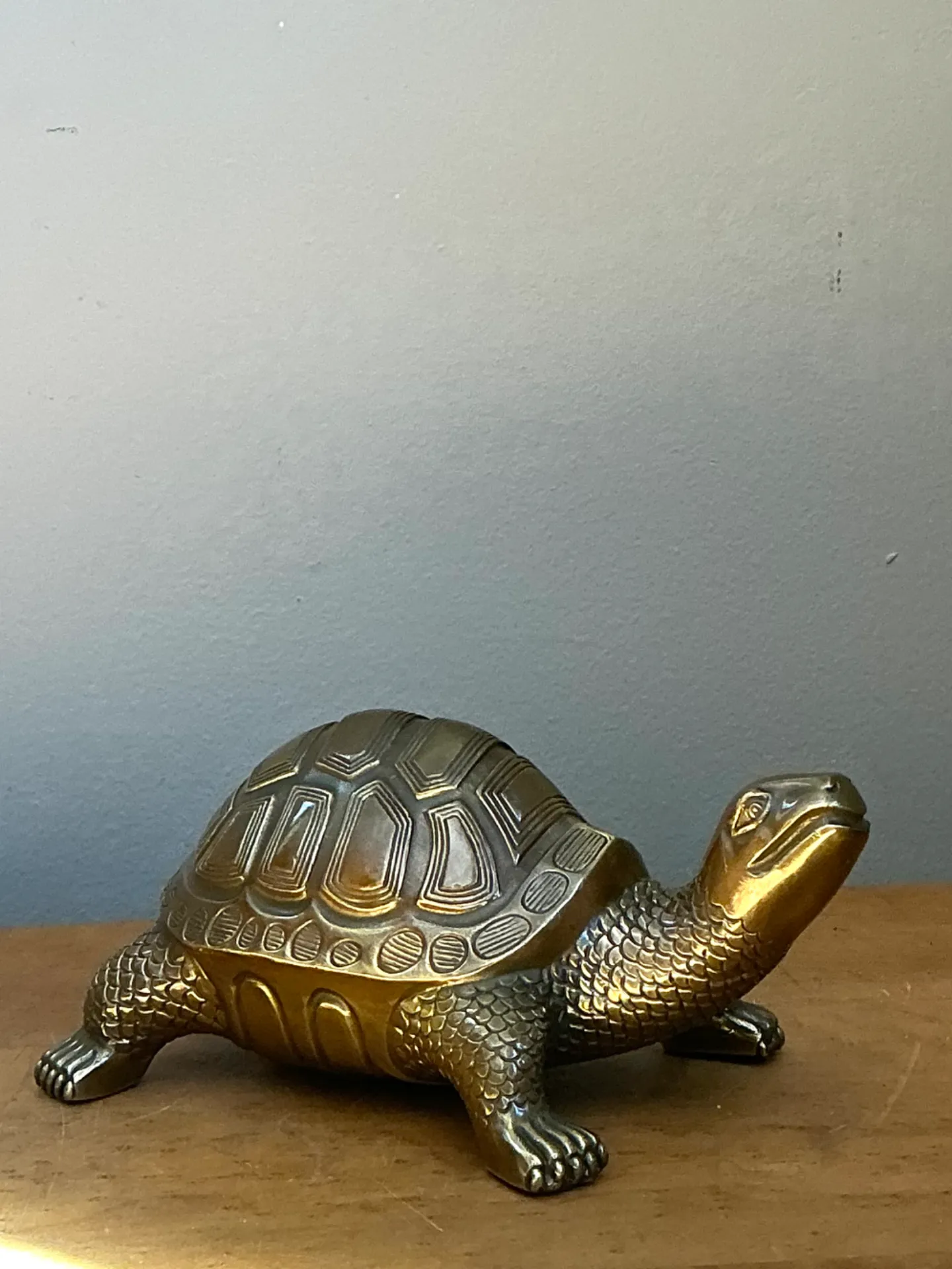 Vintage Burnished Brass Turtle — additional photo 8