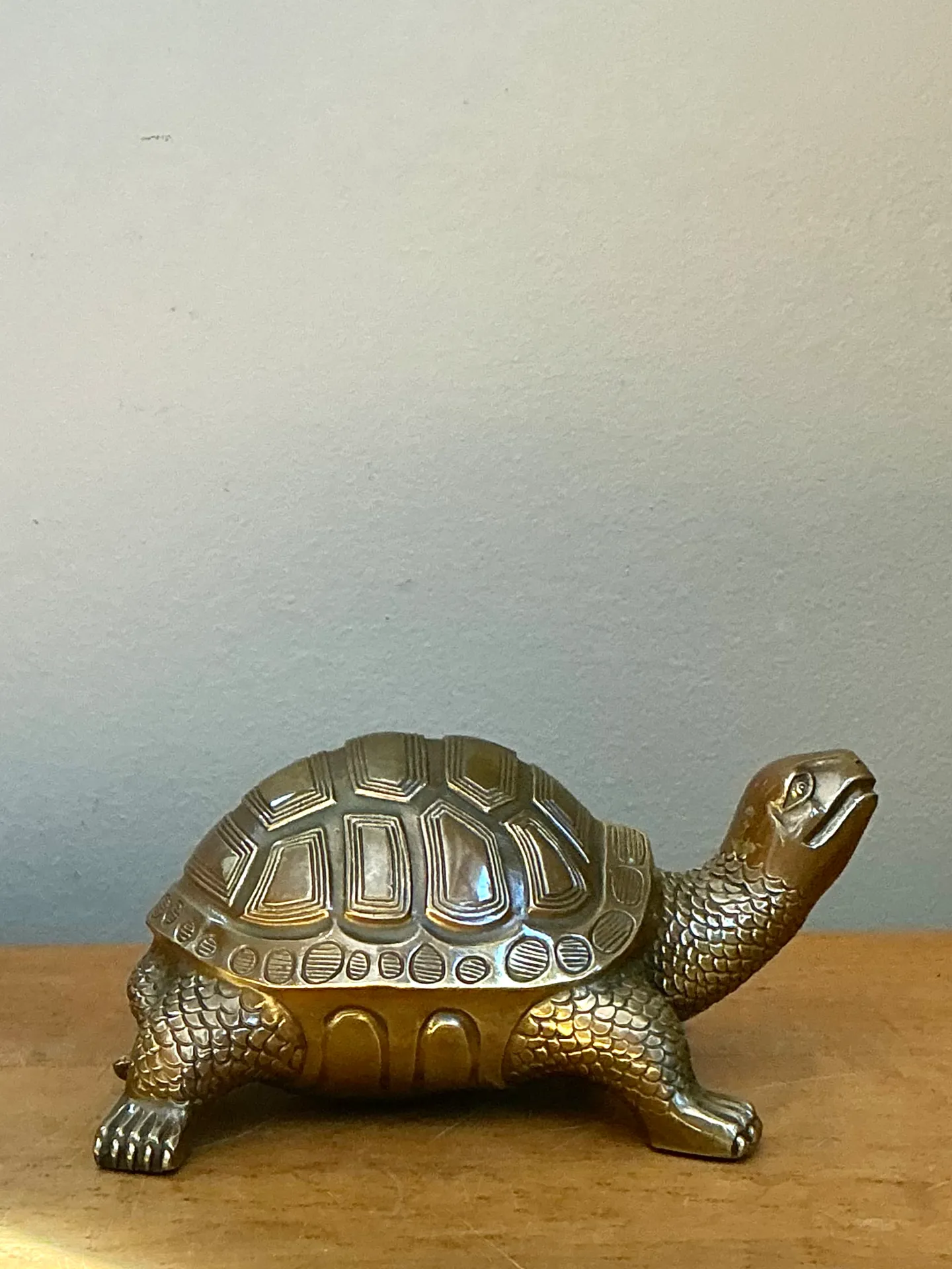 Vintage Burnished Brass Turtle — additional photo 4