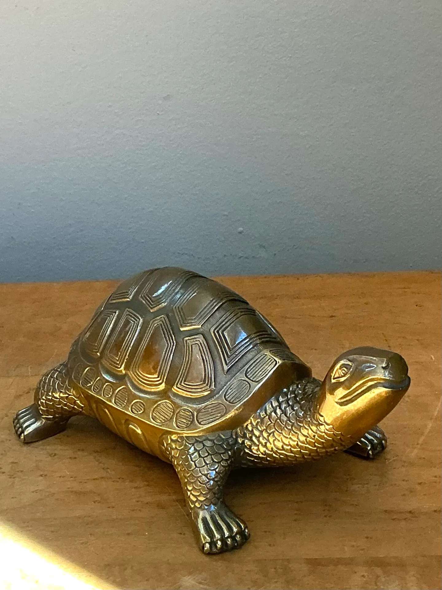 Vintage Burnished Brass Turtle — additional photo 6