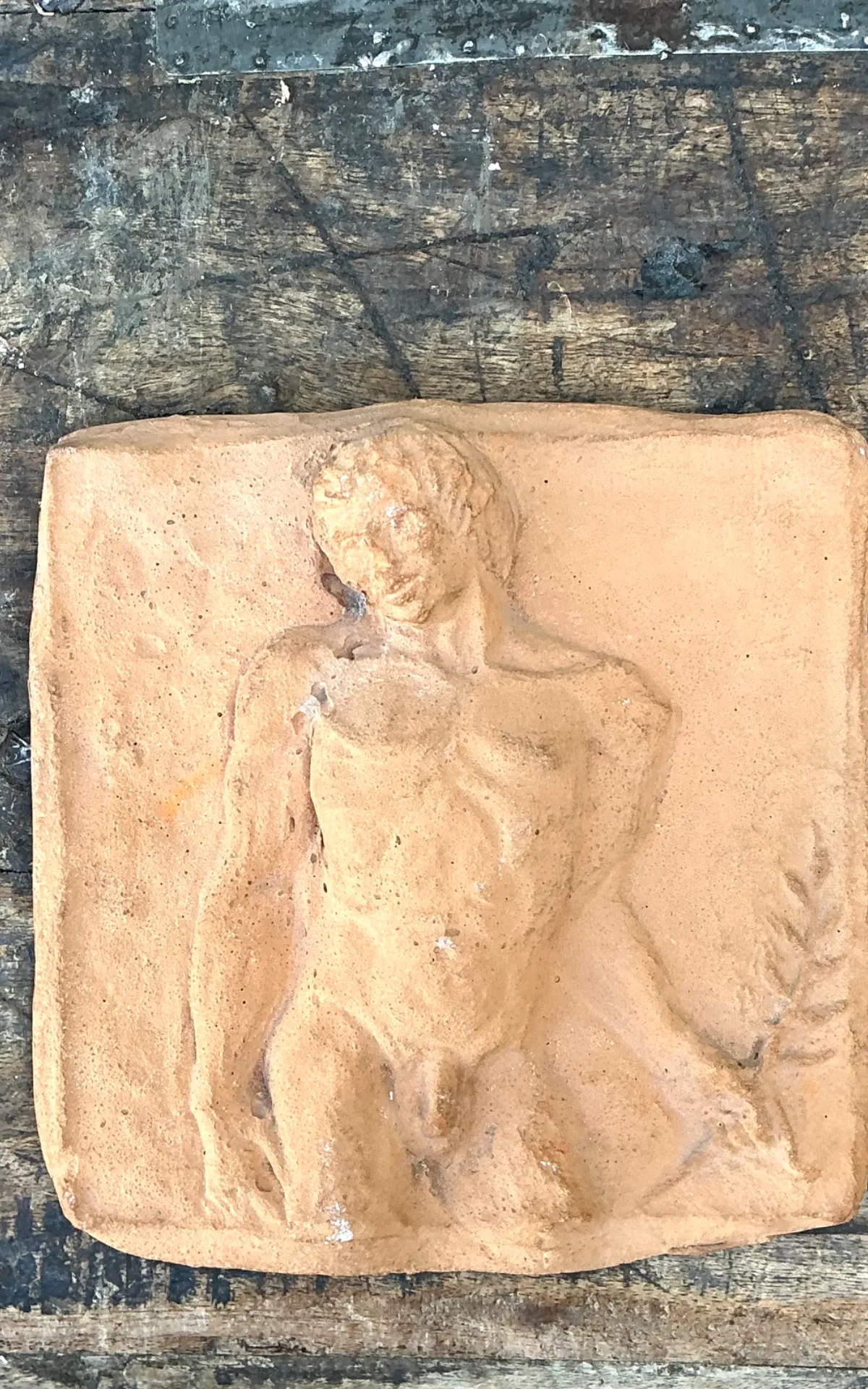Vintage Terracotta Relief Sculpture — additional photo 4