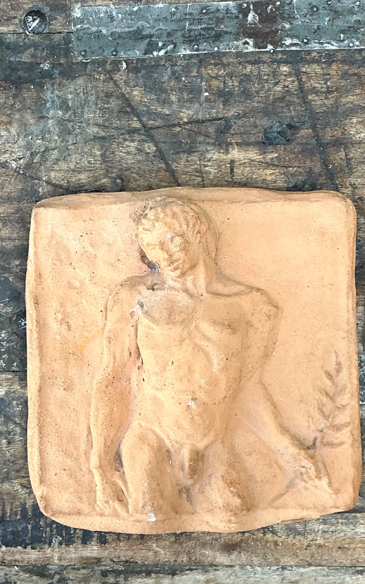 Vintage Terracotta Relief Sculpture — additional photo 2
