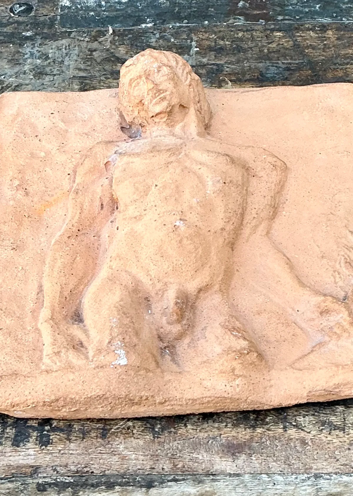 Vintage Terracotta Relief Sculpture — additional photo 5