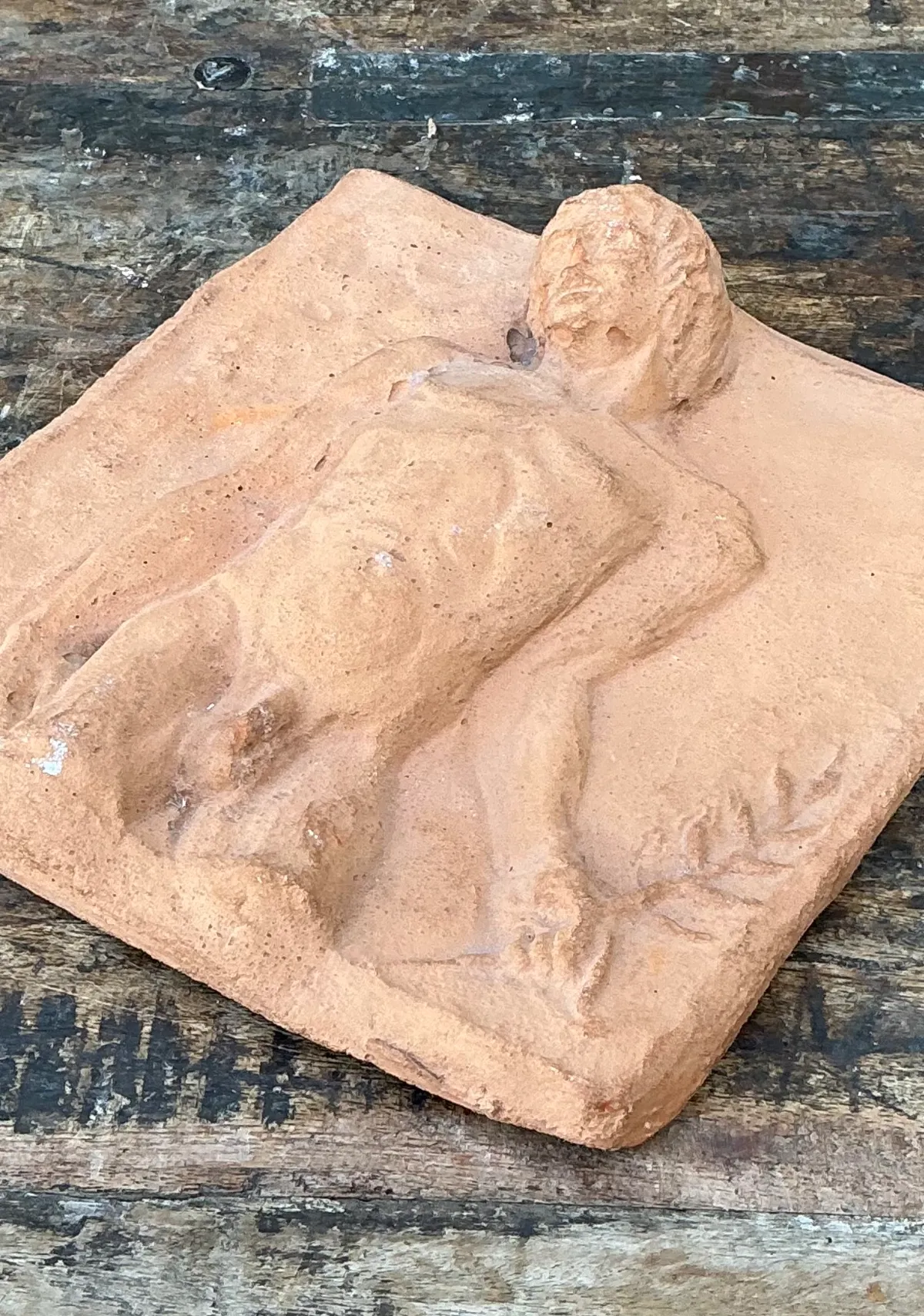 Vintage Terracotta Relief Sculpture — additional photo 3