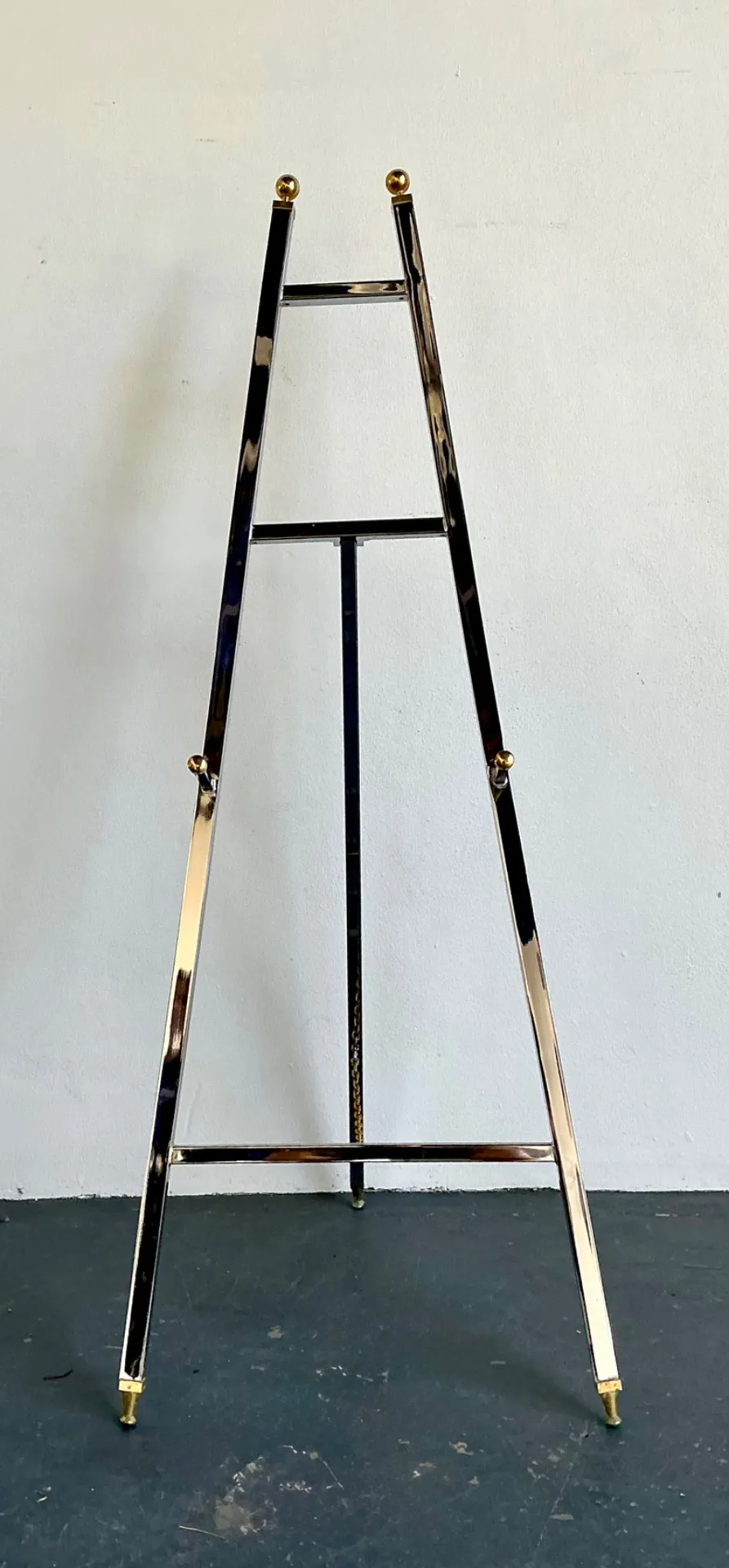 Vintage Chrome and Brass Easel — additional photo 6