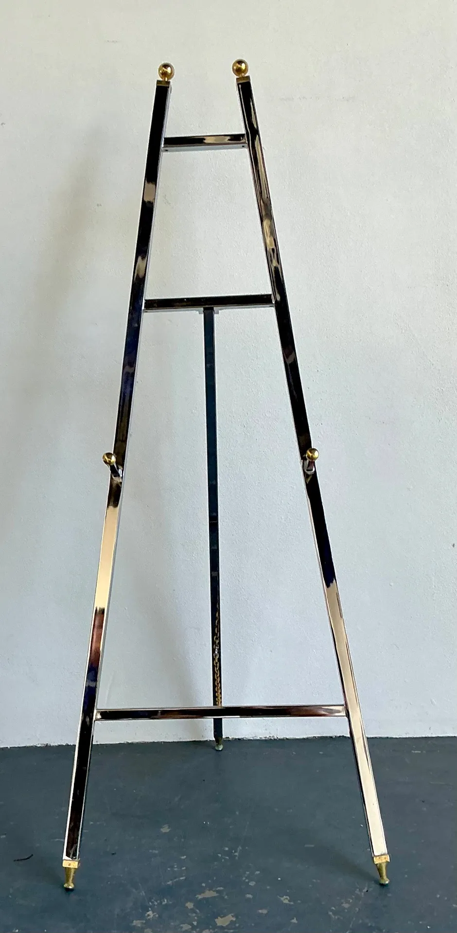 Vintage Chrome and Brass Easel — additional photo 4