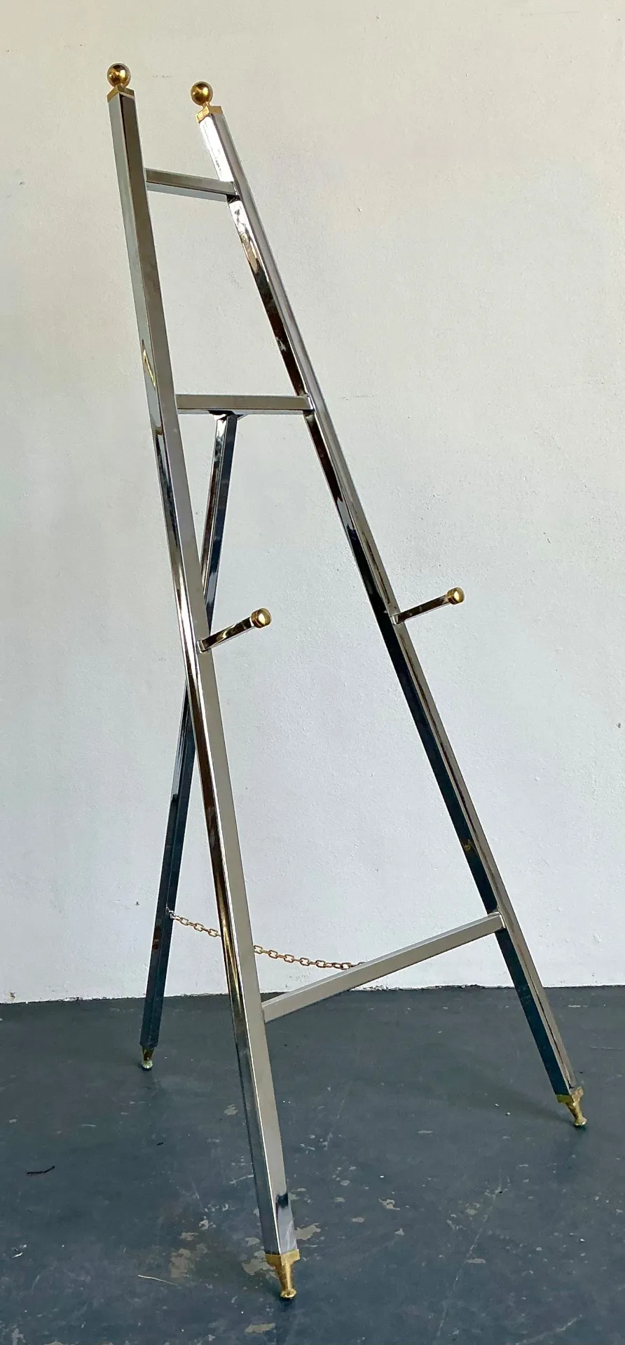 Vintage Chrome and Brass Easel — additional photo 5