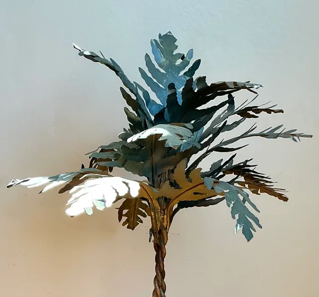 Vintage Decorative Metal Palm Tree — additional photo 7