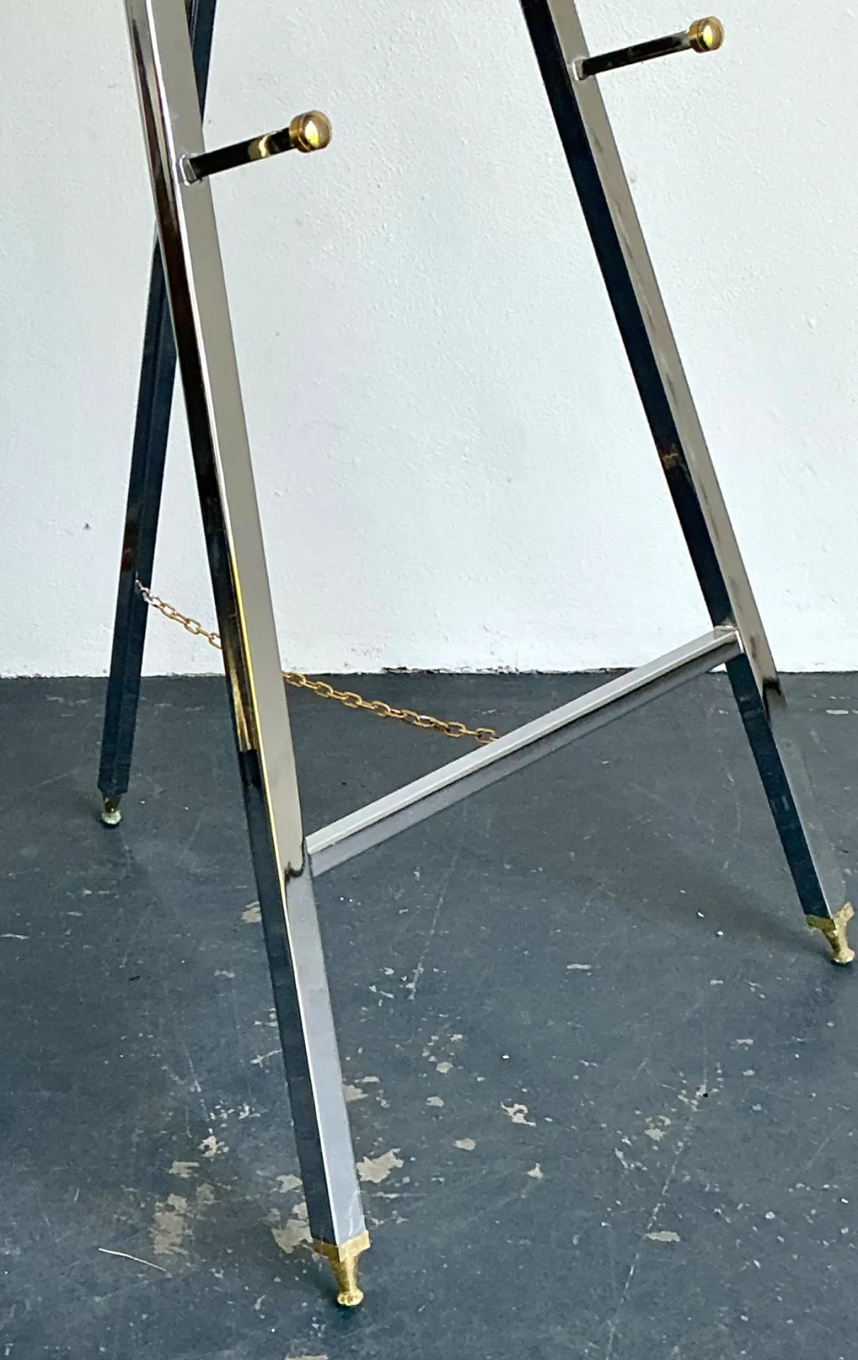 Vintage Chrome and Brass Easel — additional photo 3