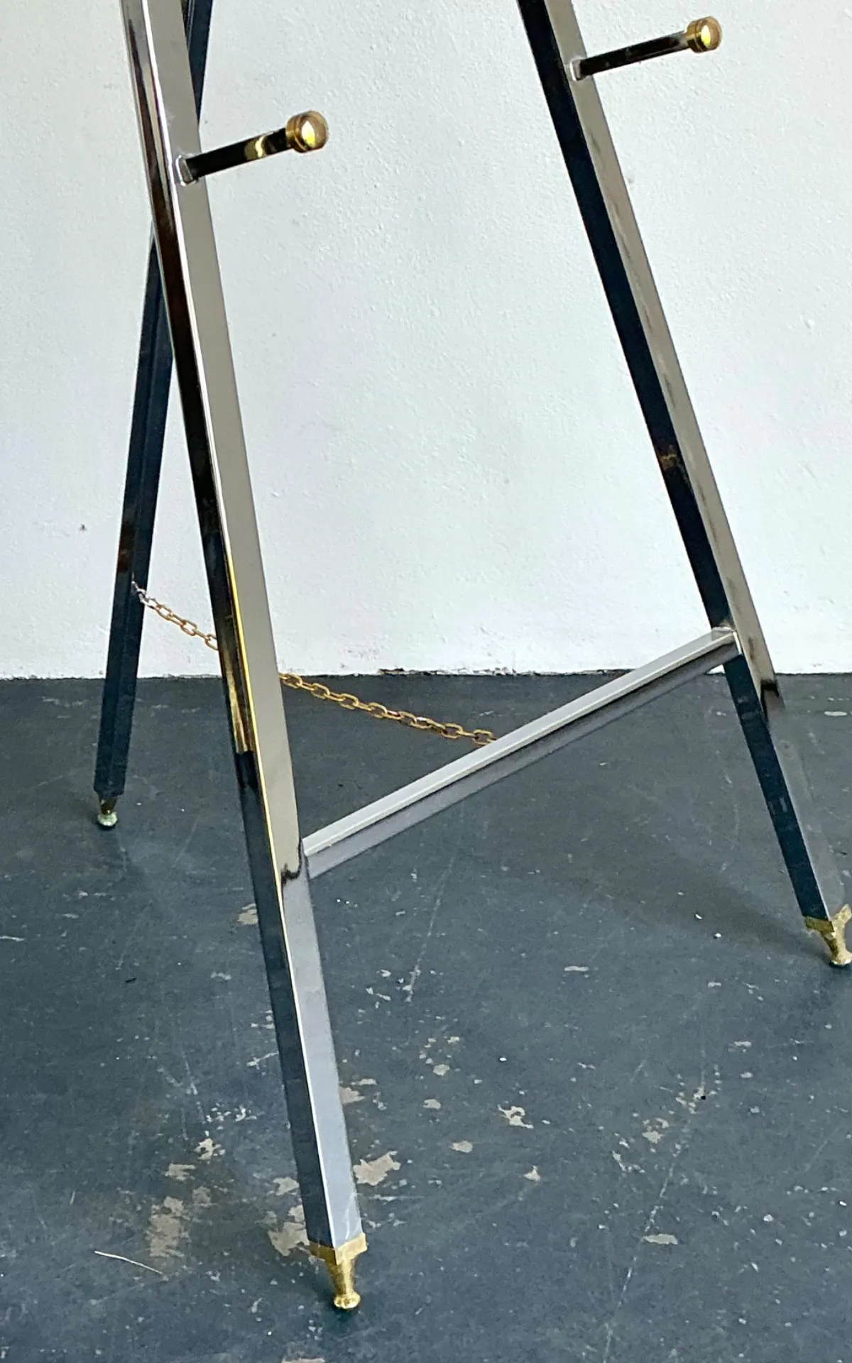 Vintage Chrome and Brass Easel — additional photo 3