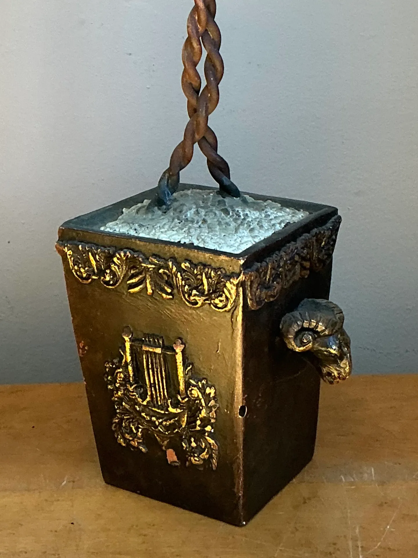 Vintage Decorative Metal Palm Tree — additional photo 4