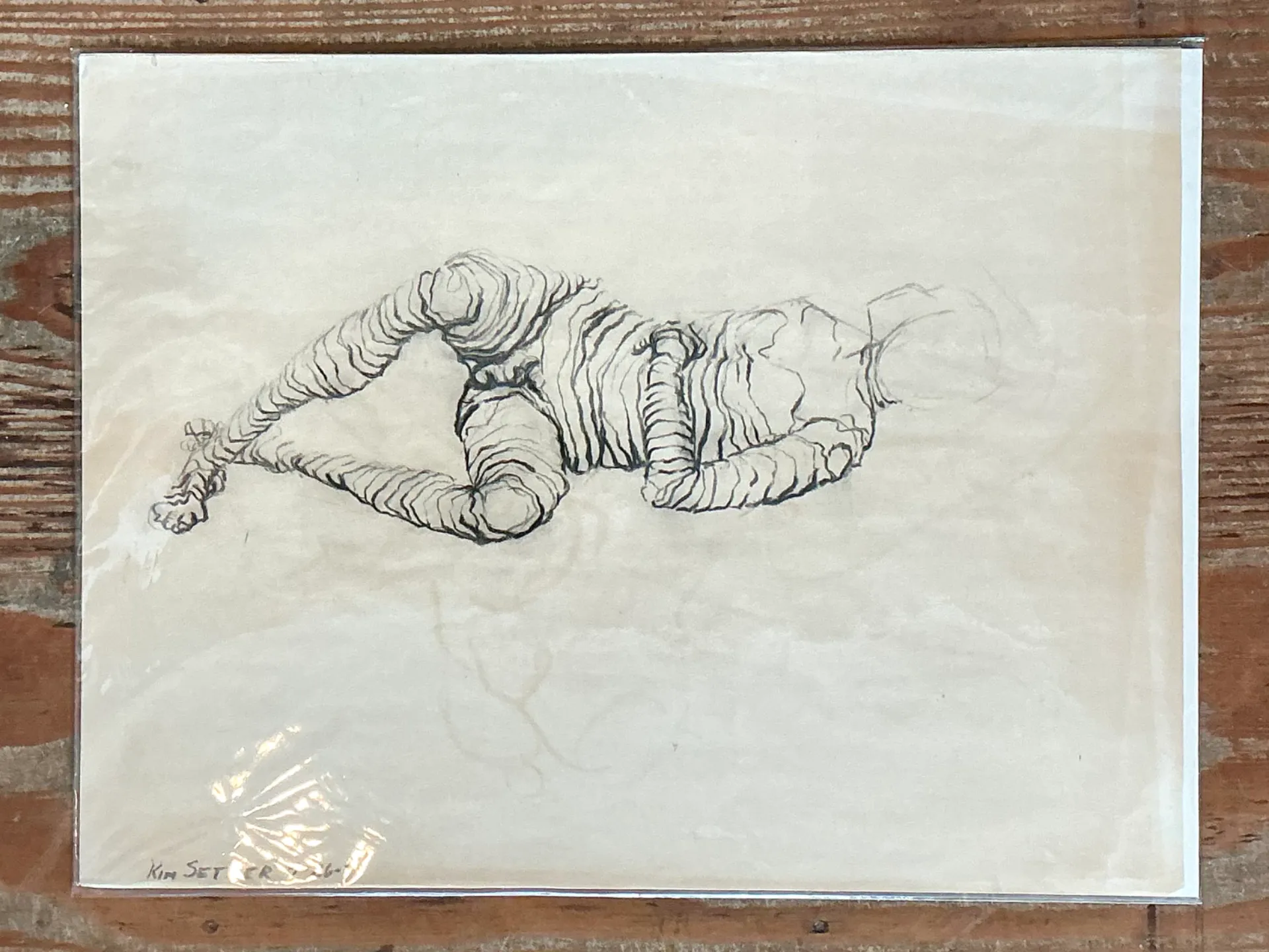 Vintage Abstract Figure Sketch — additional photo 6