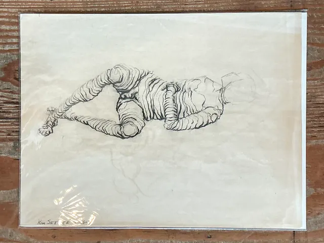 Vintage Abstract Figure Sketch — additional photo 6