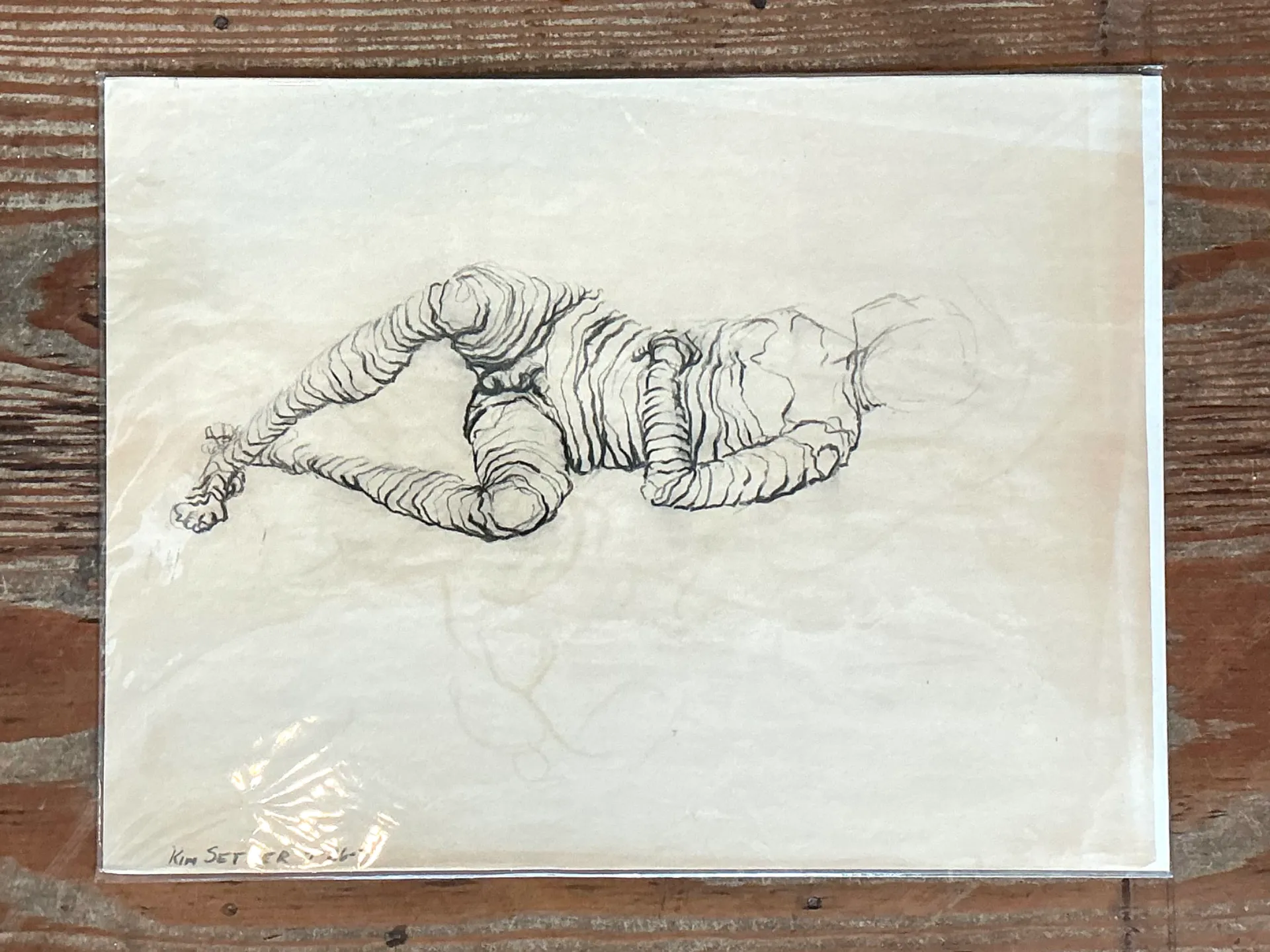 Vintage Abstract Figure Sketch — additional photo 5
