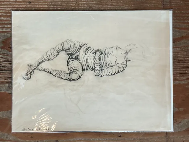 Vintage Abstract Figure Sketch — additional photo 4