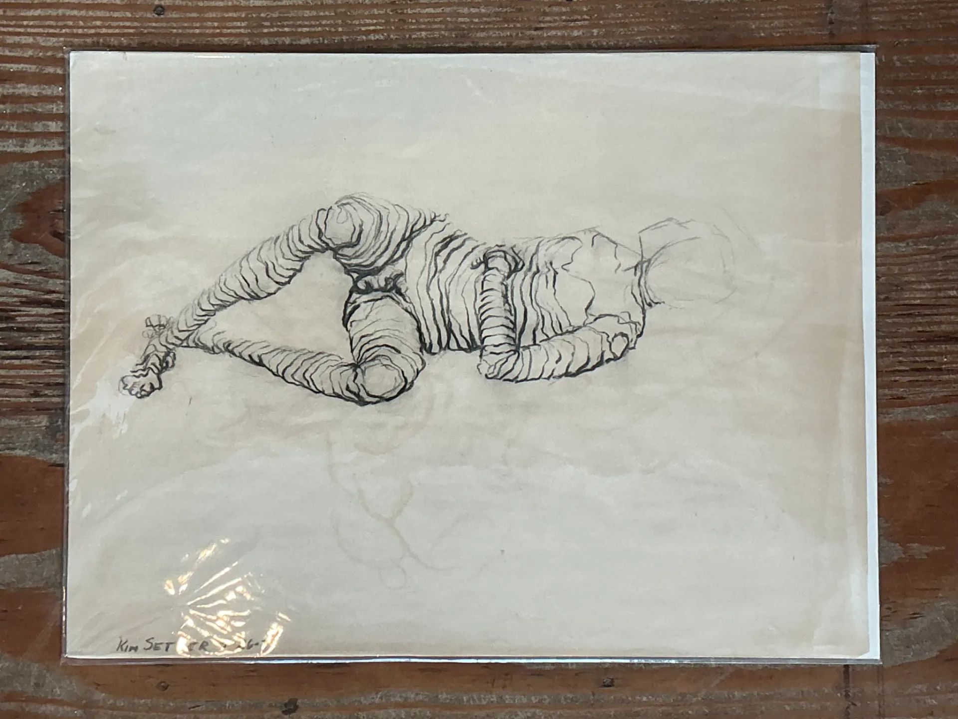 Vintage Abstract Figure Sketch — additional photo 3