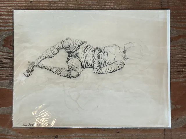 Vintage Abstract Figure Sketch — additional photo 3