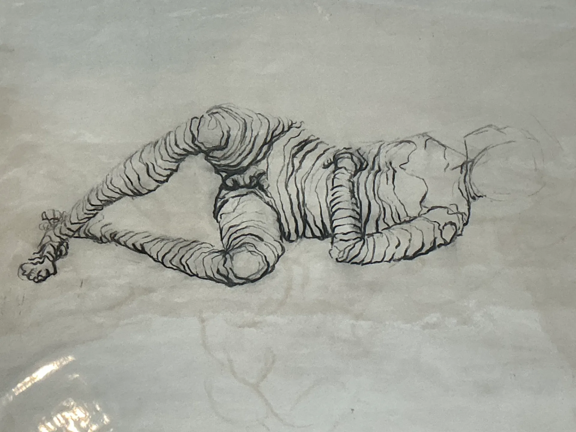 Vintage Abstract Figure Sketch — additional photo 2