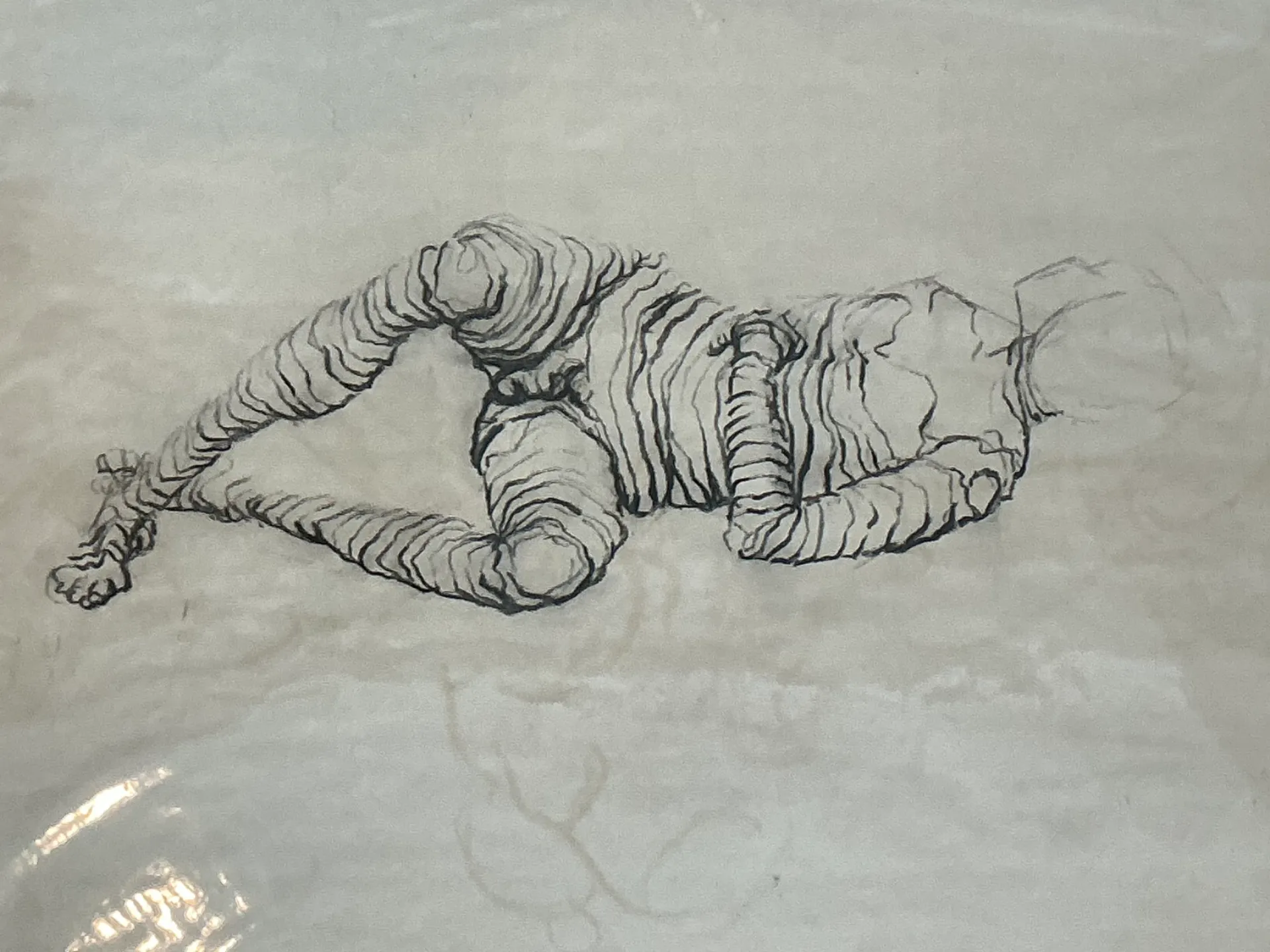Vintage Abstract Figure Sketch — additional photo 1
