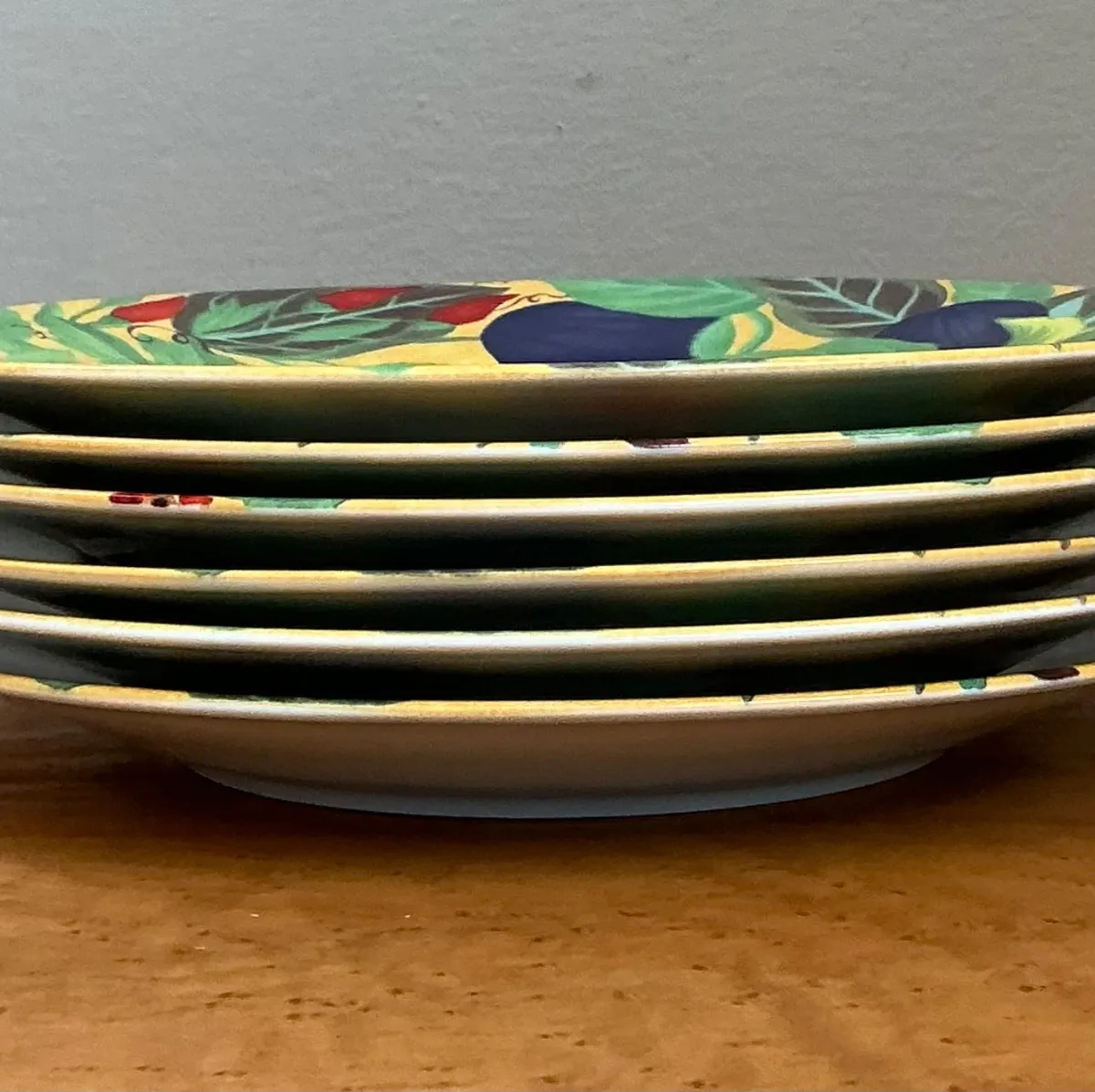 Vintage Laure Japy For Limoges “Piments” Salad Plates - Set Of 6 — additional photo 5