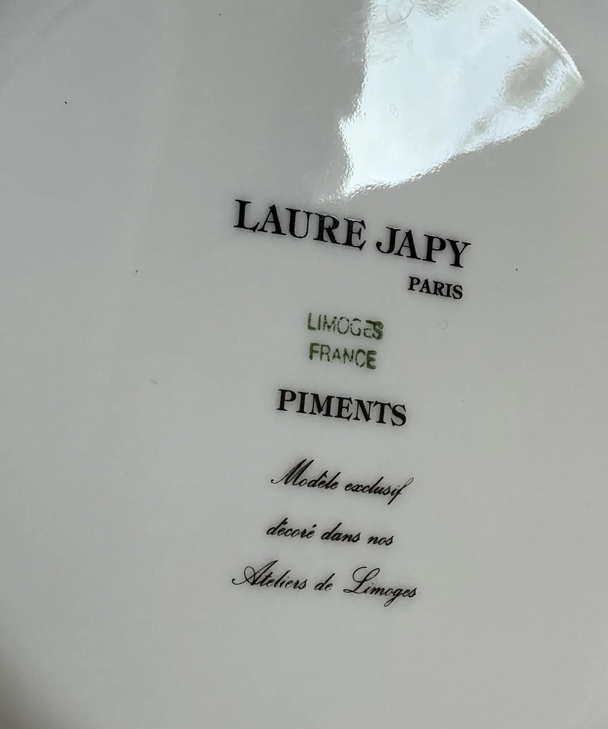 Vintage Laure Japy For Limoges “Piments” Salad Plates - Set Of 6 — additional photo 6