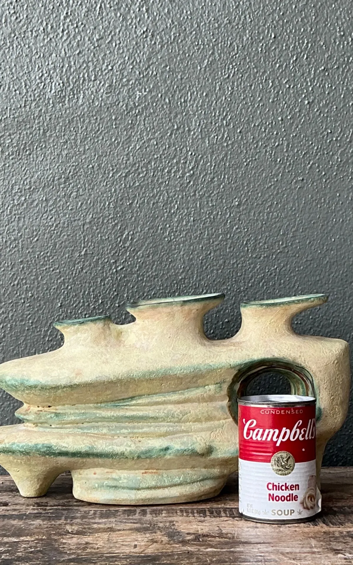 Vintage Organic Form Pottery Sculpture — additional photo 2