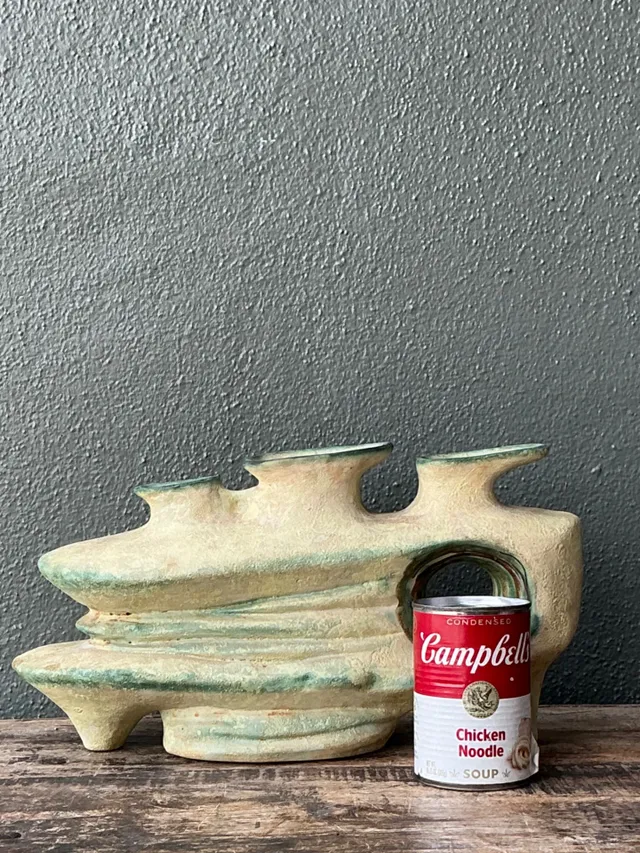 Vintage Organic Form Pottery Sculpture — additional photo 2