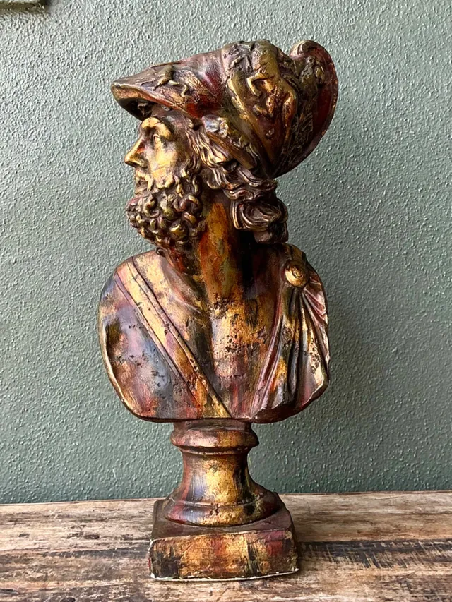 Vintage Classical Greek Style Bust Of Ajax — additional photo 7