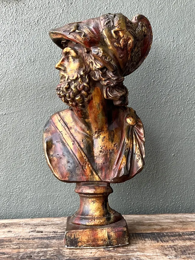 Vintage Classical Greek Style Bust Of Ajax — additional photo 5