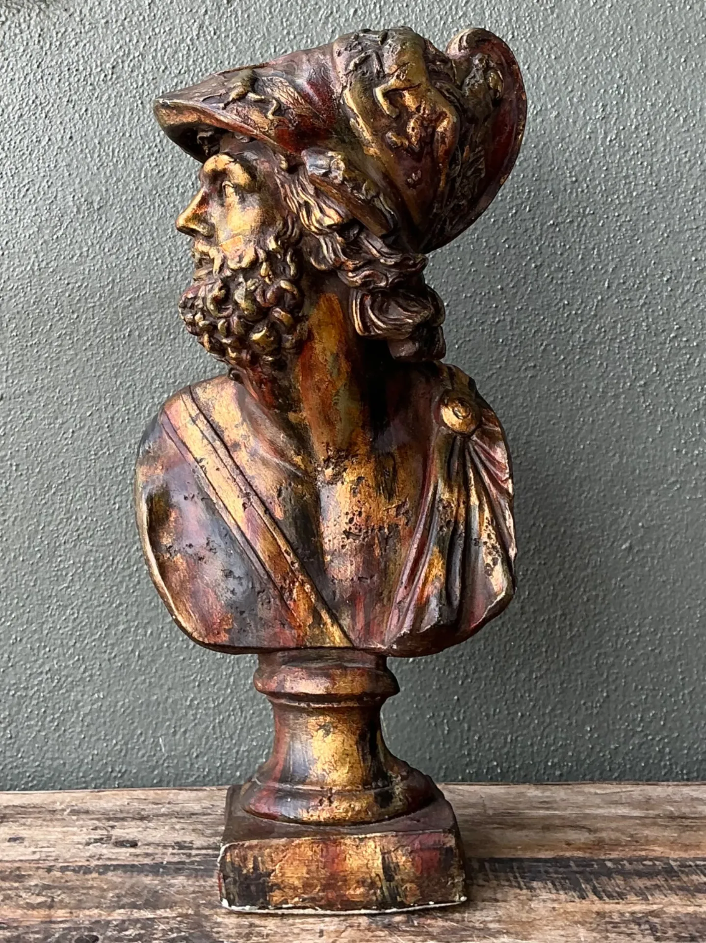 Vintage Classical Greek Style Bust Of Ajax — additional photo 3