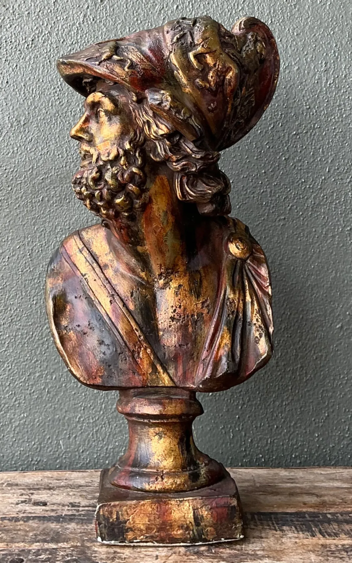 Vintage Classical Greek Style Bust Of Ajax — additional photo 3
