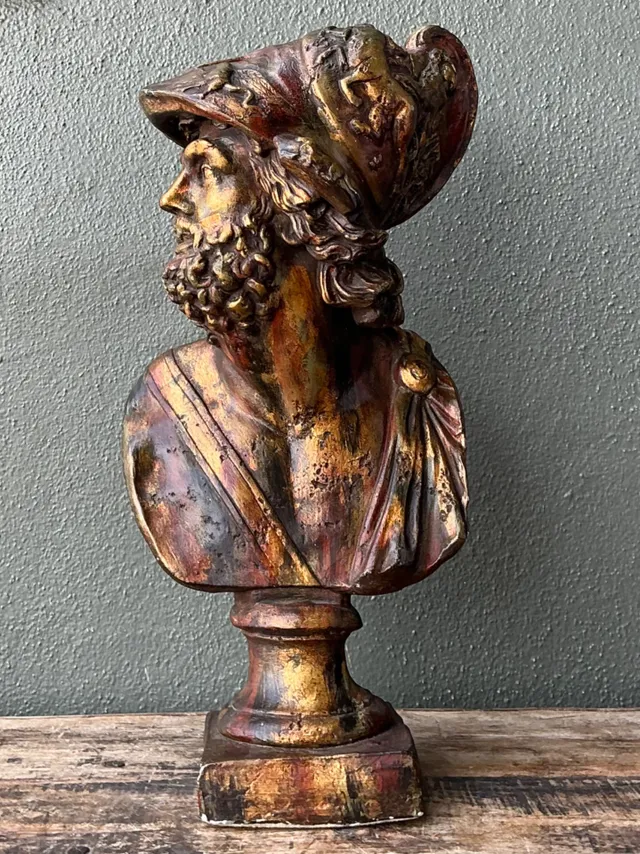 Vintage Classical Greek Style Bust Of Ajax — additional photo 3