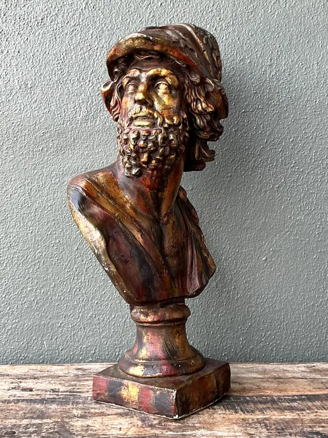 Vintage Classical Greek Style Bust Of Ajax — additional photo 6
