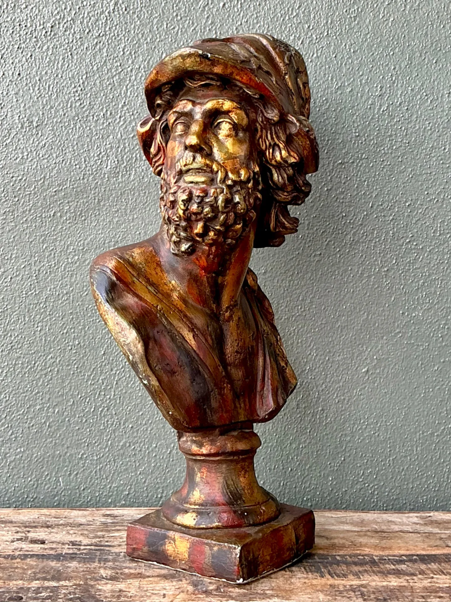 Vintage Classical Greek Style Bust Of Ajax — additional photo 8