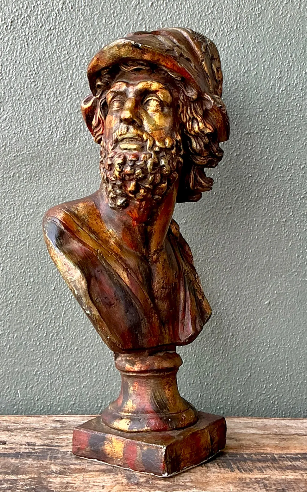 Vintage Classical Greek Style Bust Of Ajax — additional photo 8