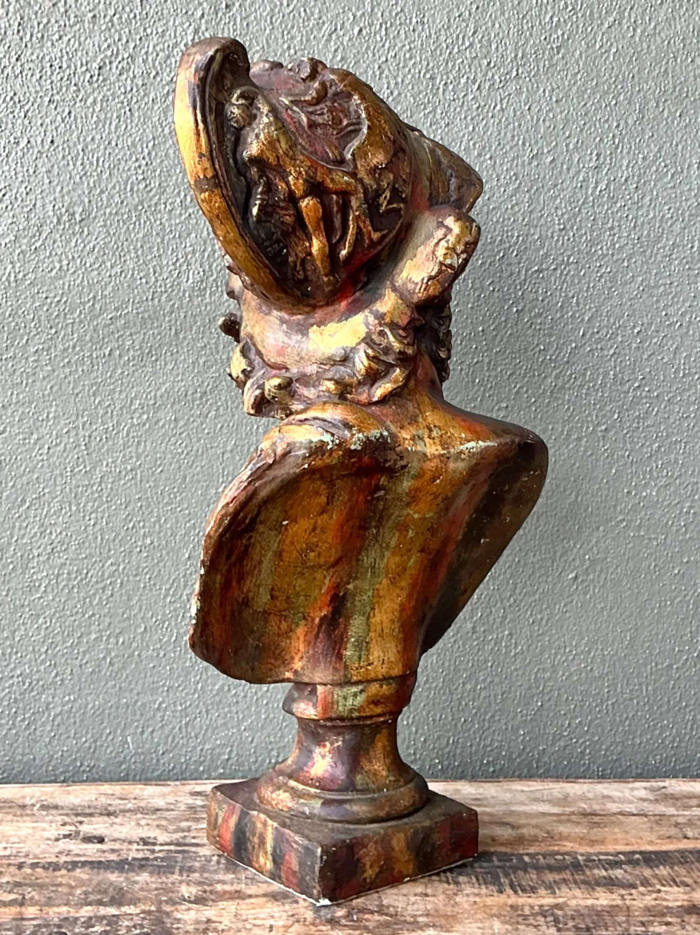 Vintage Classical Greek Style Bust Of Ajax — additional photo 4
