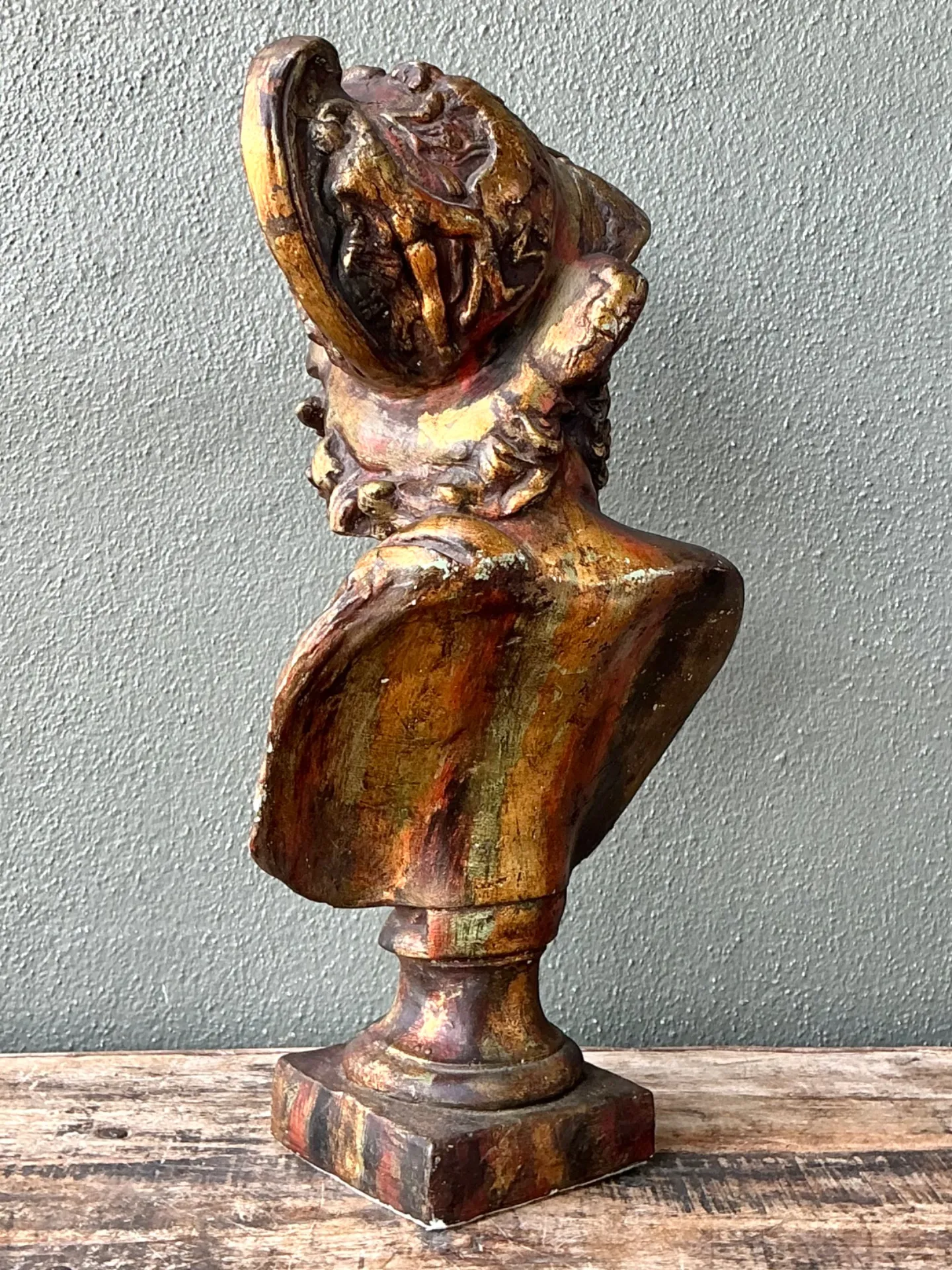 Vintage Classical Greek Style Bust Of Ajax — additional photo 2